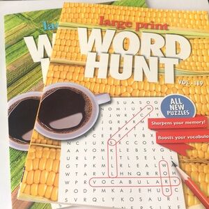 Easter Papp Publishing Word Hunt puzzle books of 2